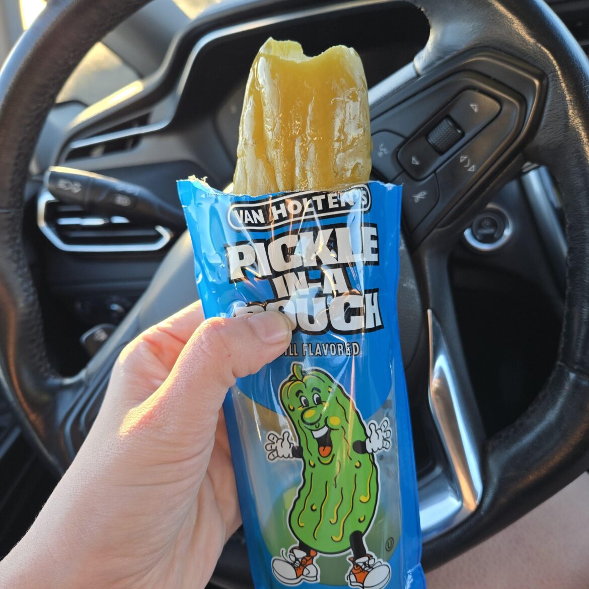 Dinner on the road! 0 calories.