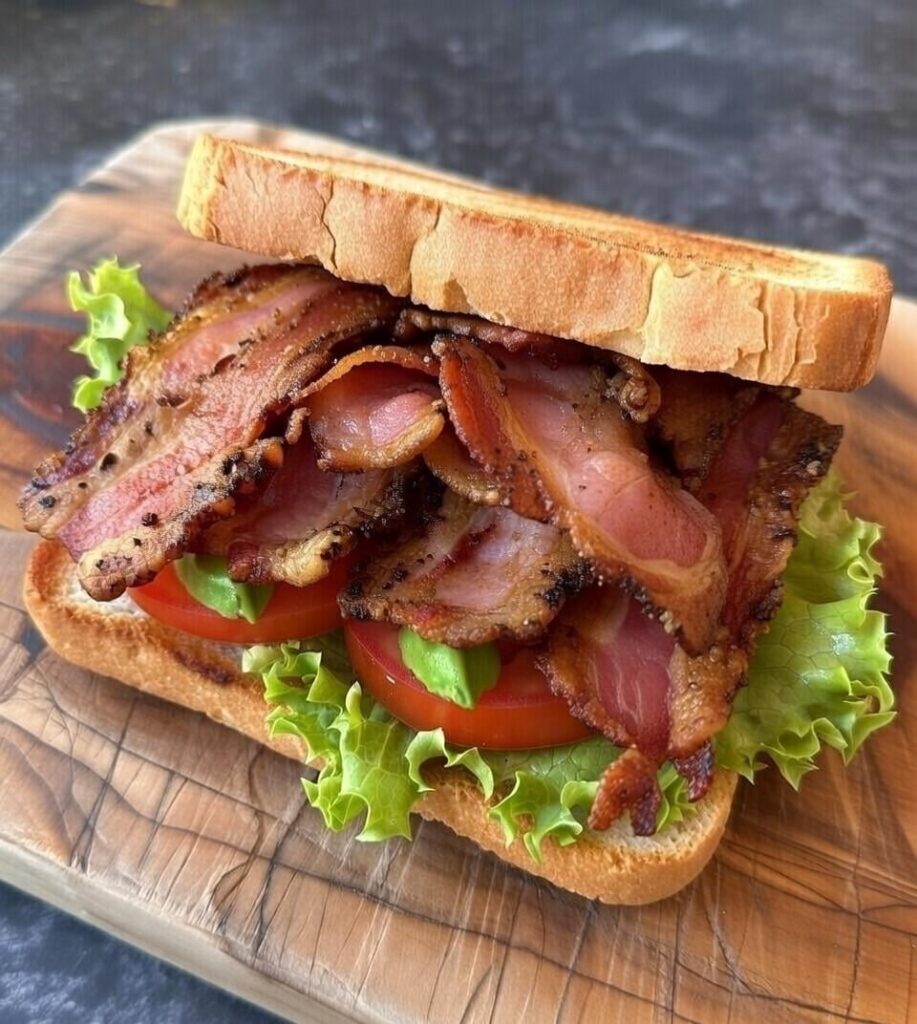 Perfect homemade B.L.T