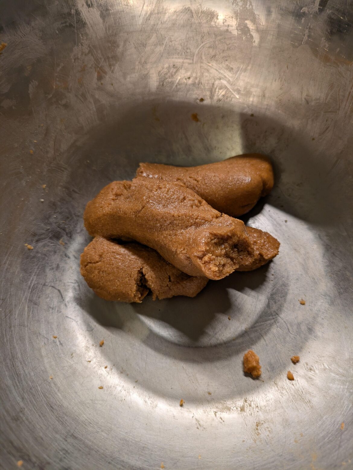 My girlfriend made marzipan but with peanuts instead of almonds