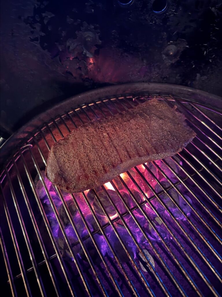 Wagu flat irons on the Jumbo Joe