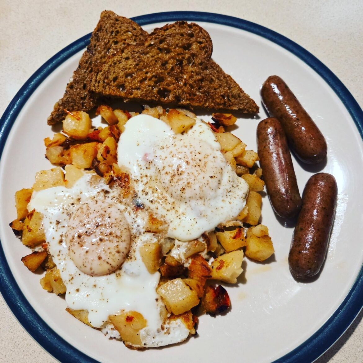 Breakfast for dinner.