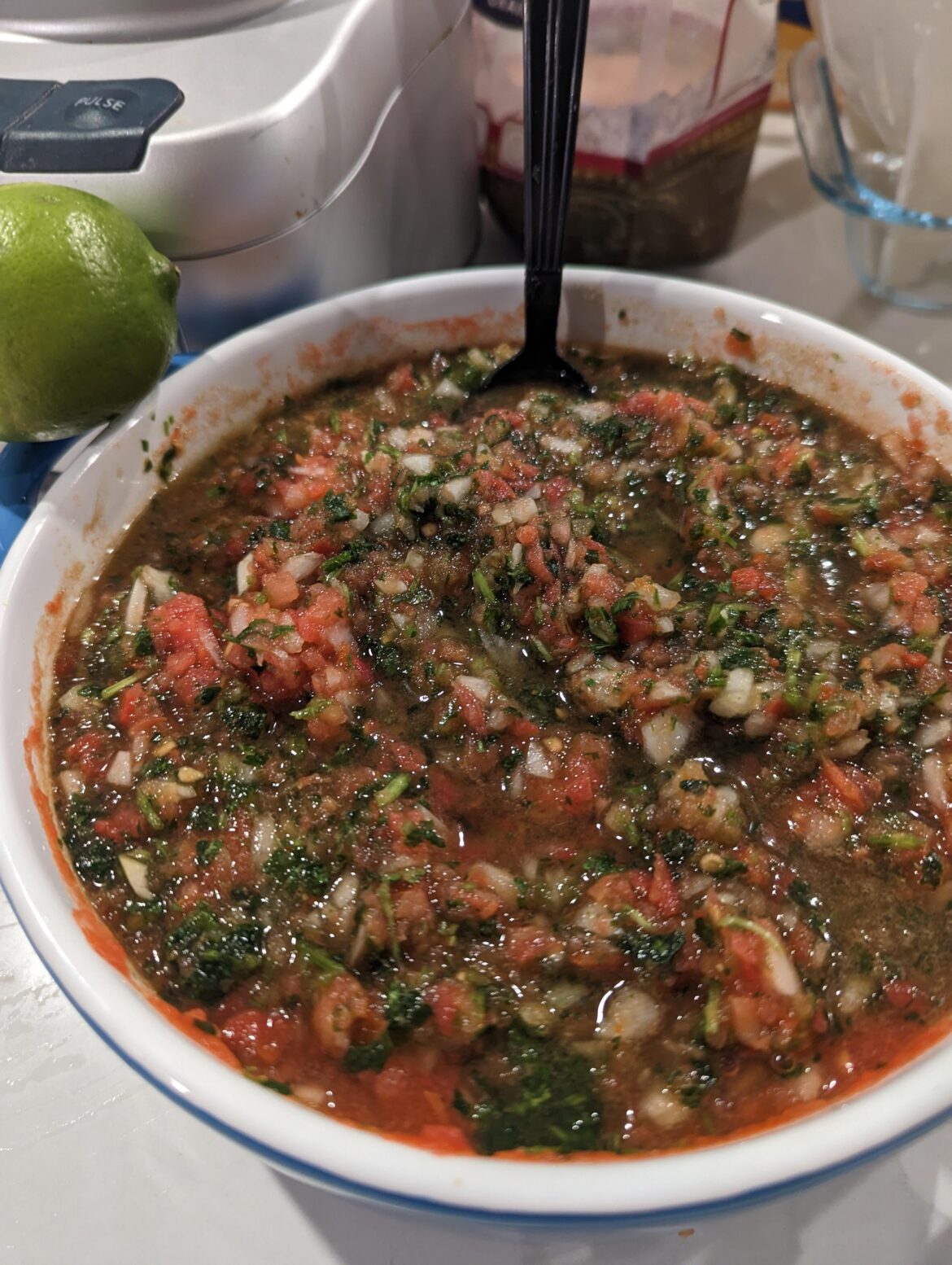 Made my own salsa for the first time ever 🤠