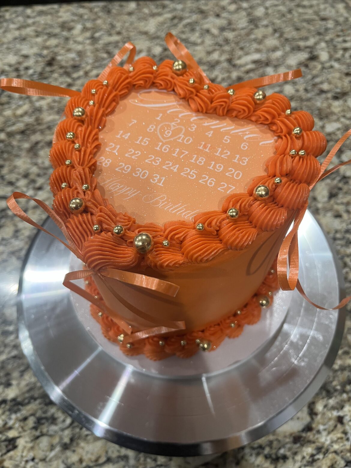 Recent cake order 🧡