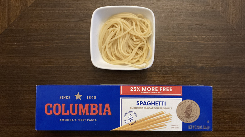 Columbia spaghetti from Dollar Tree