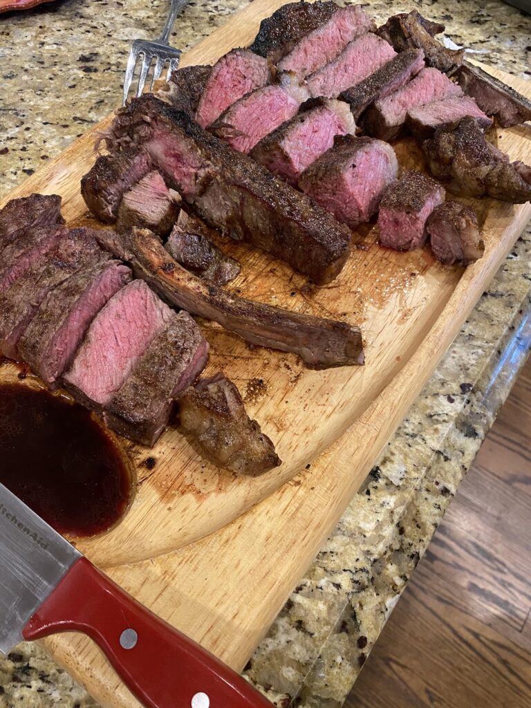 Fired up a few dry-aged beauties!