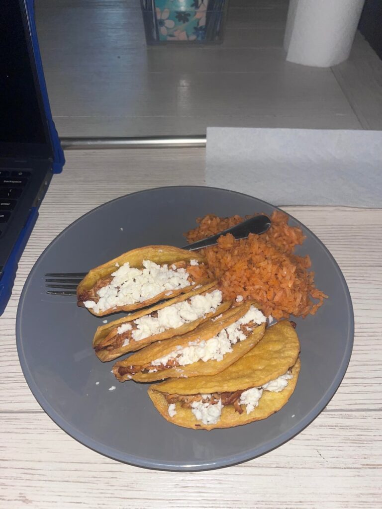 chicken tacos w quest fresco