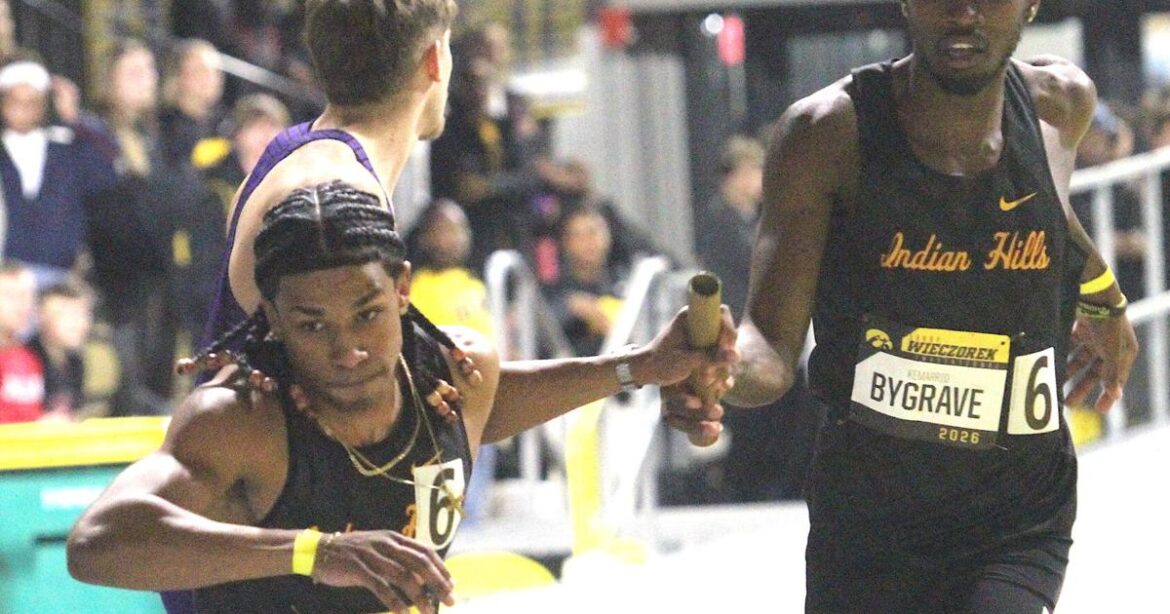 College track and field: Warriors thrive again on Hawkeyes home track | Sports