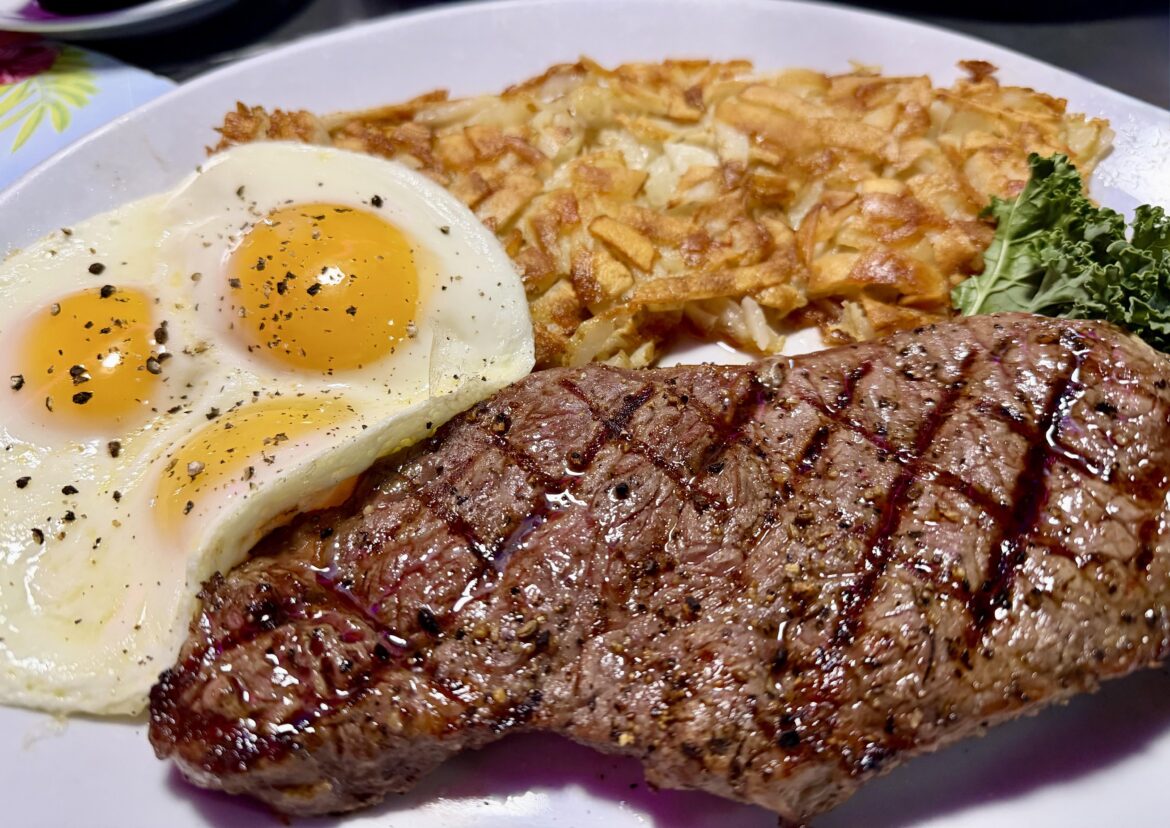 Peppermill Steak and Eggs