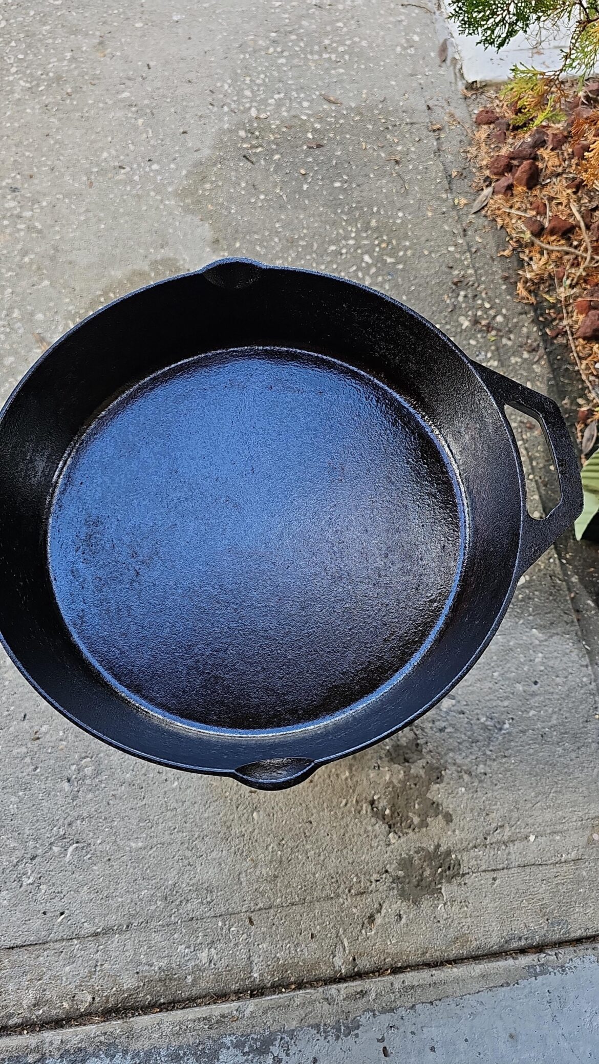 New cast iron. Season?
