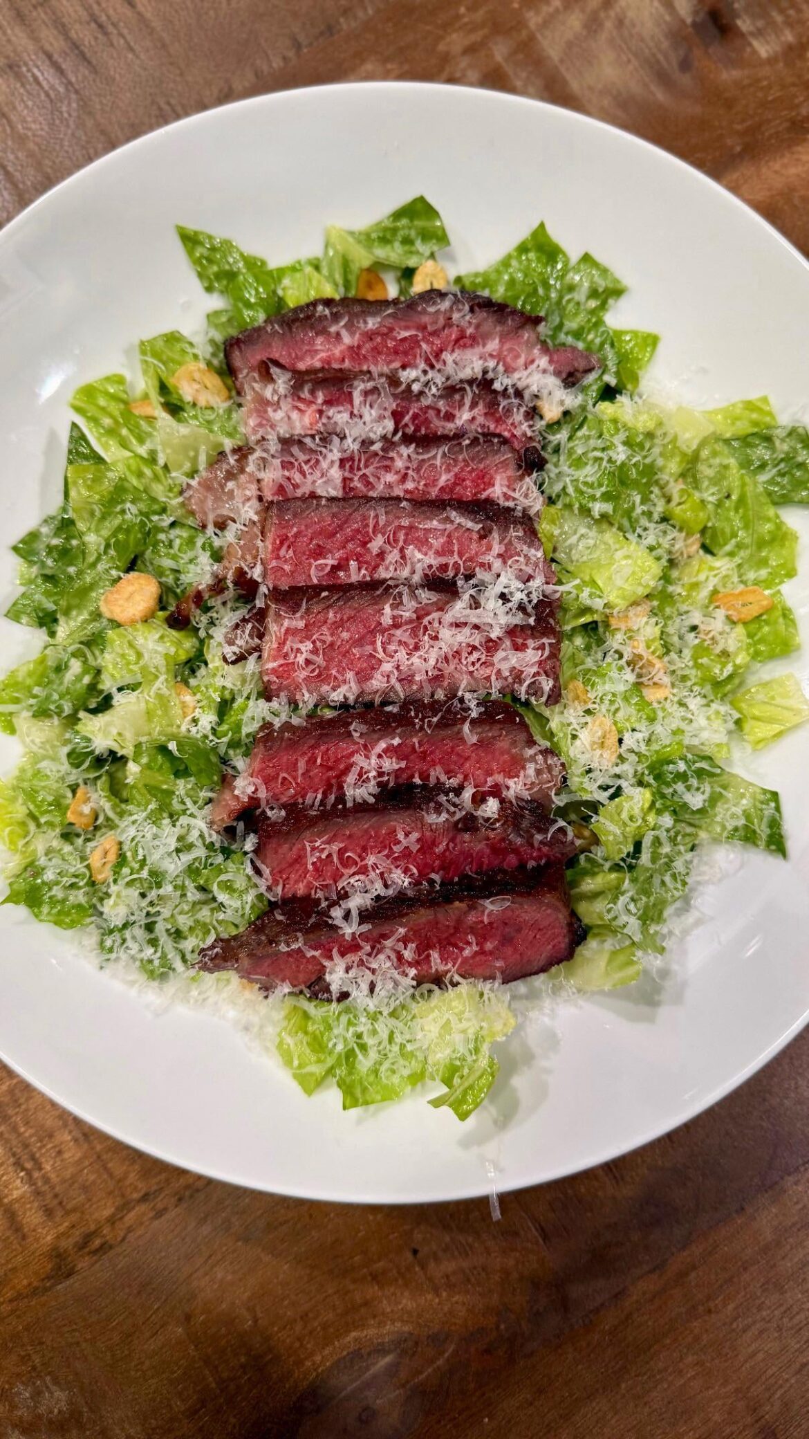 Homemade Steak Caesar salad