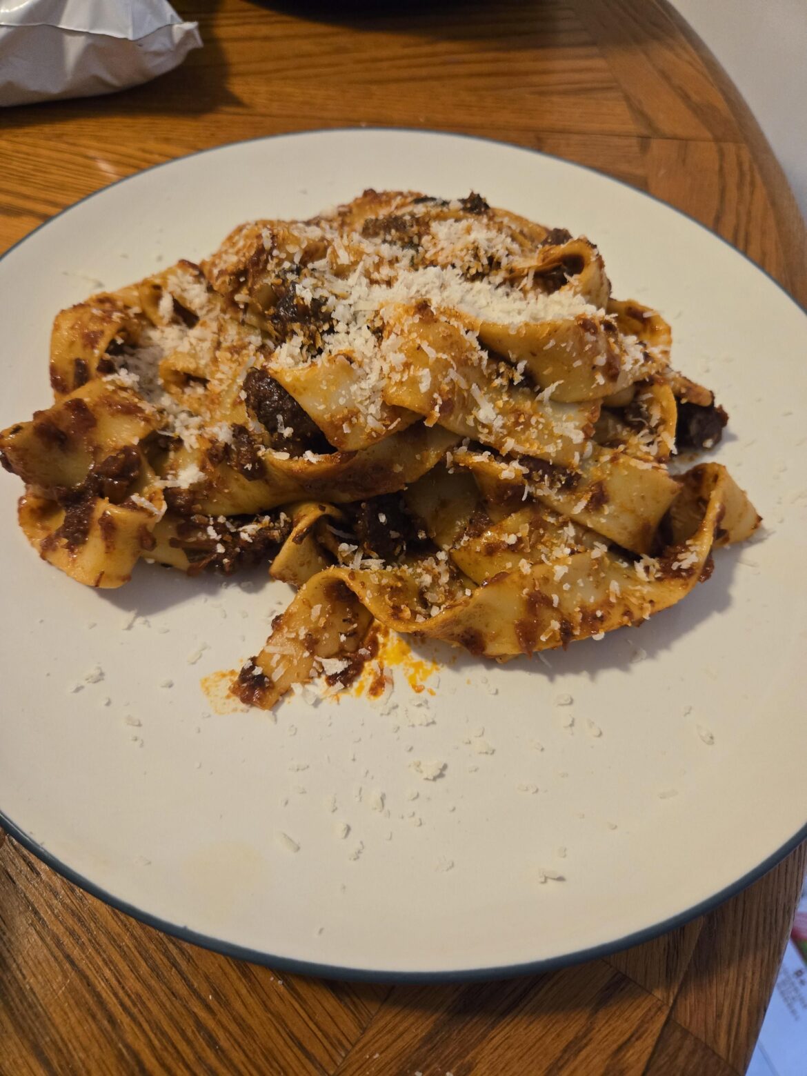 Pappardelle al cinghale