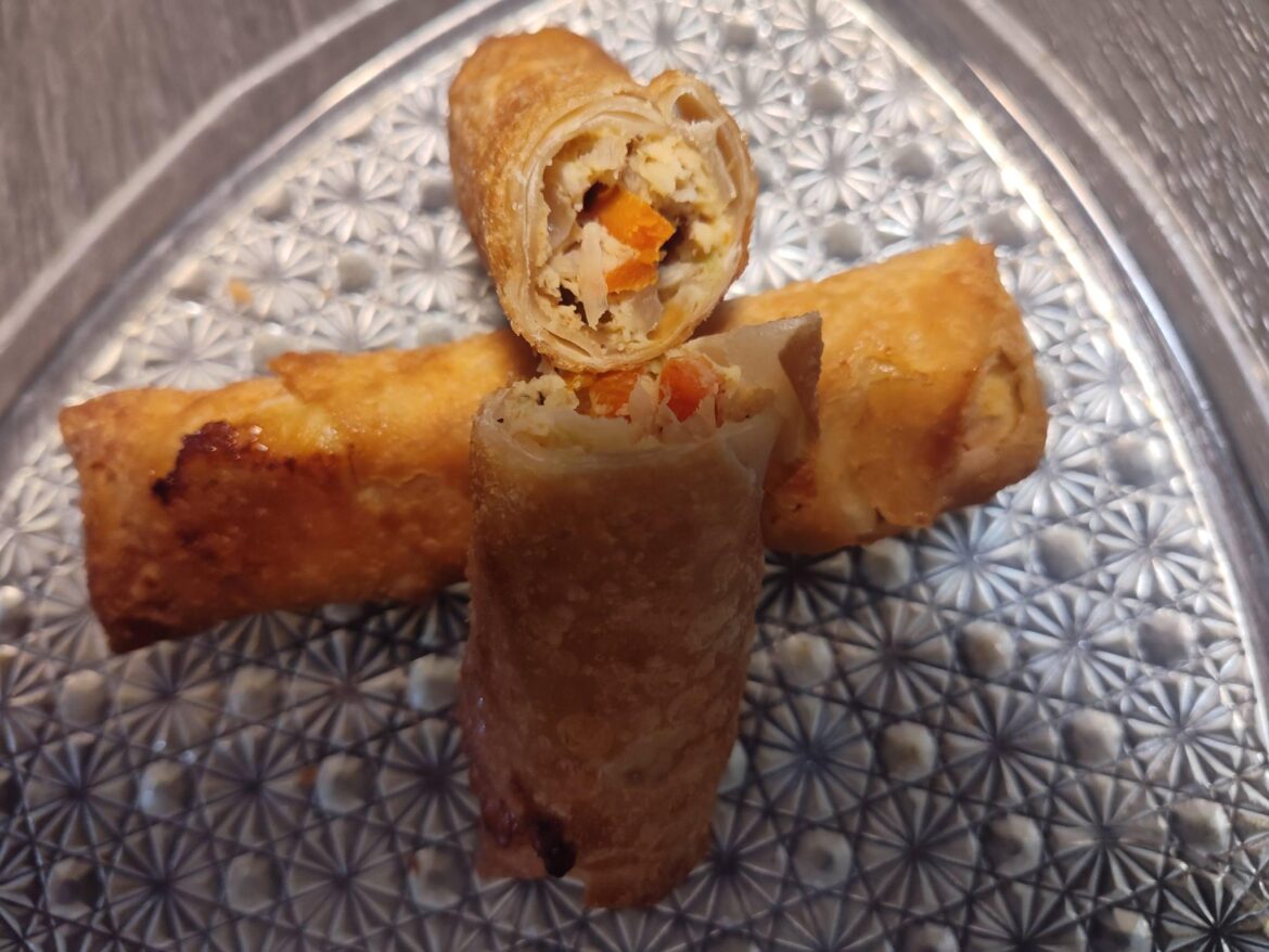 homemade chicken egg rolls