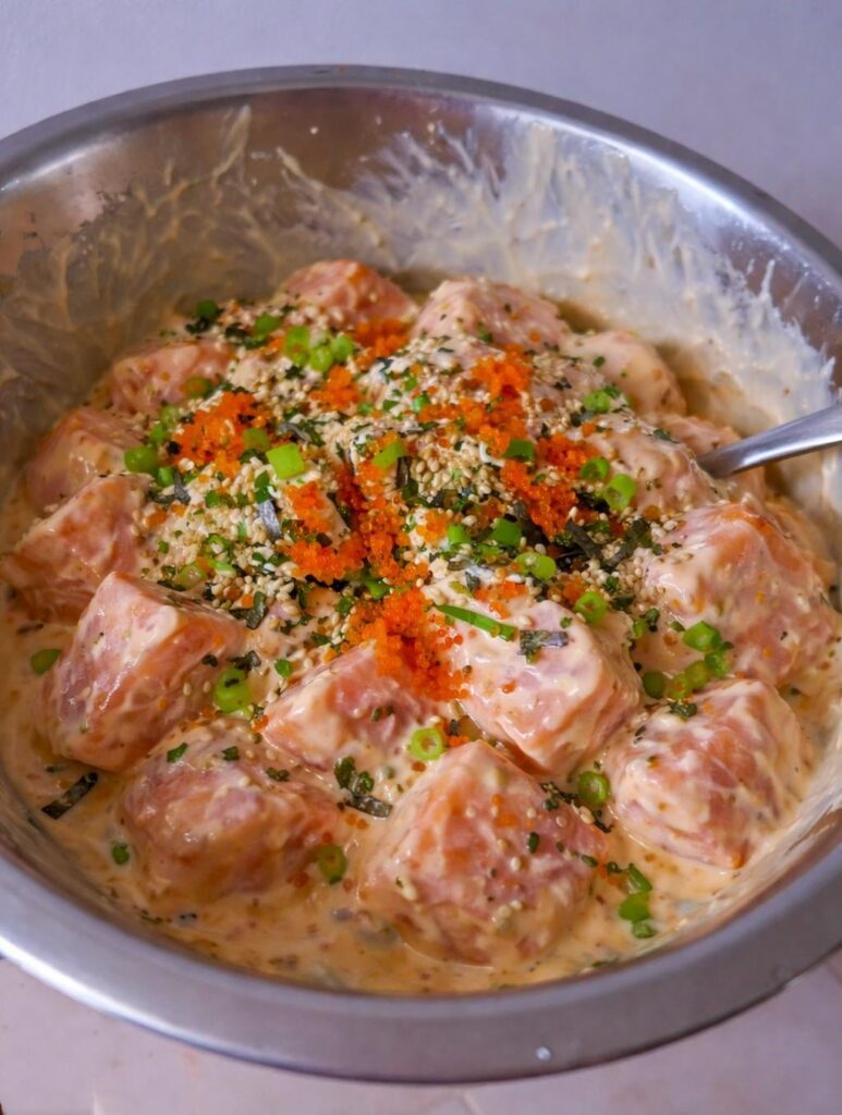 Creamy furikake sake (salmon) POKE
