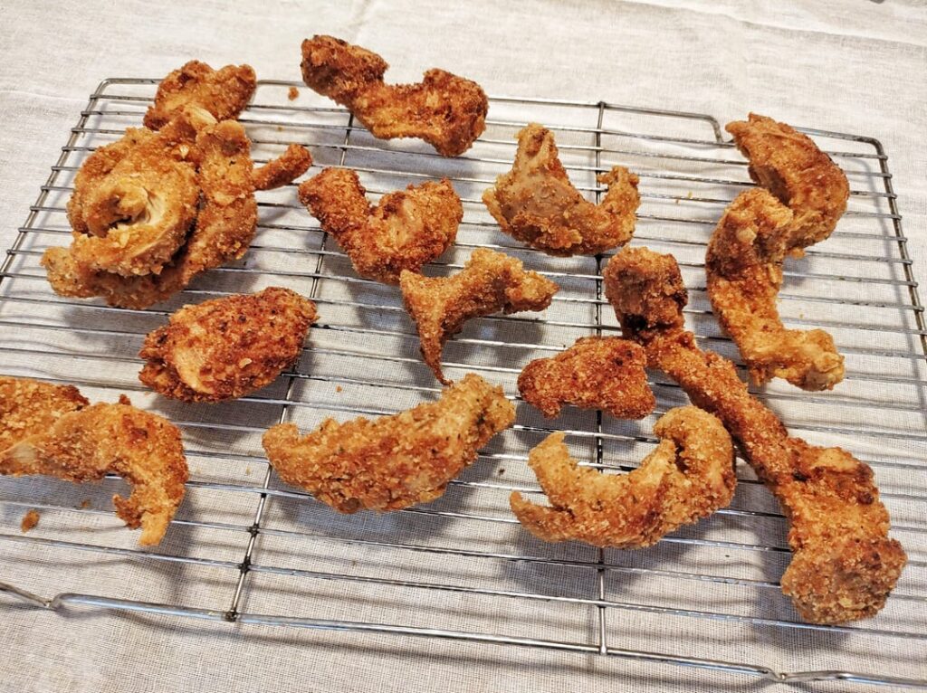 Homemade seitan chicken tenders 😋
