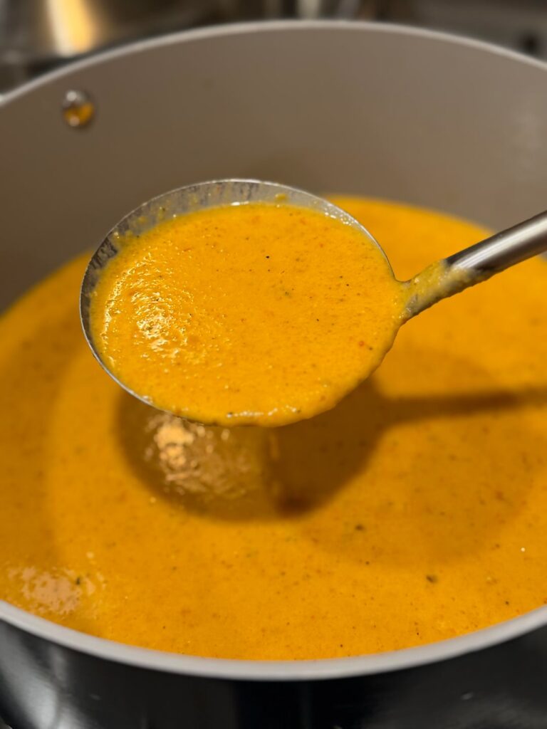 Butternut squash soup. (I swear this taste just like lobster bisque)