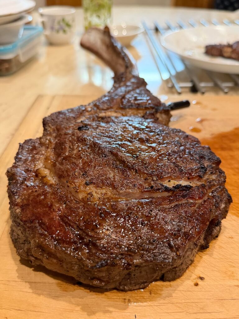 First time making tomahawk. Tips on improving?