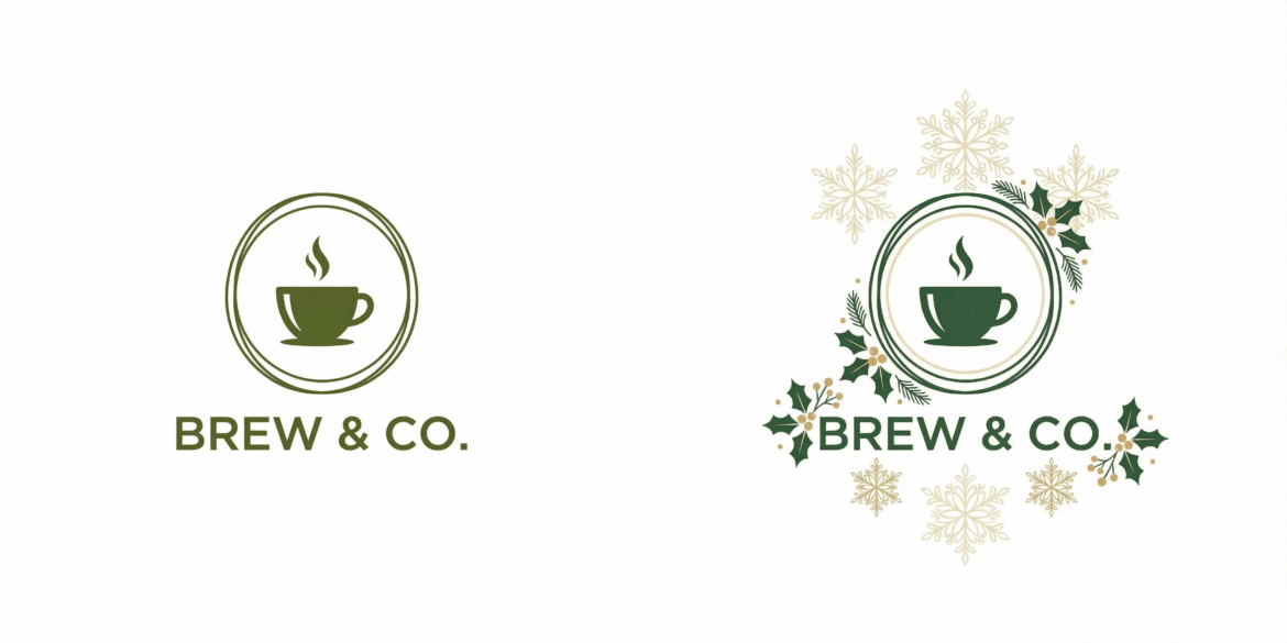 gave my shop a little christmas makeover, customers are loving it