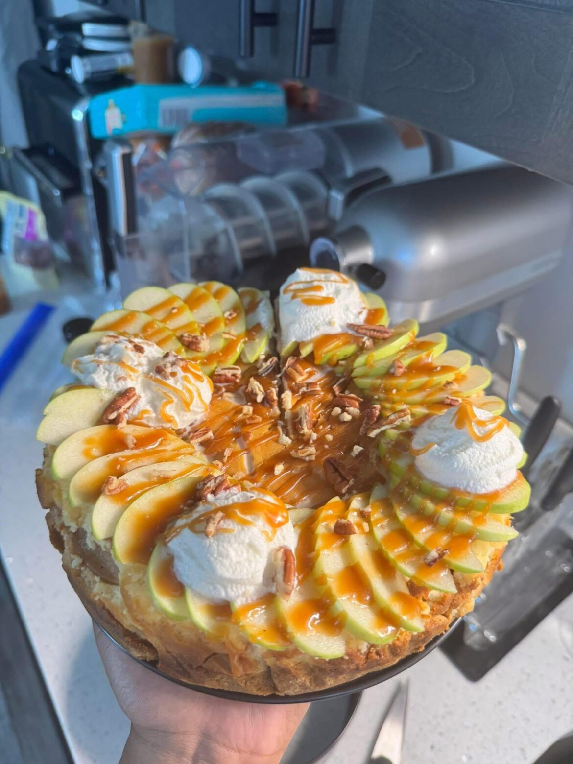 Caramel Apple Cheesecake