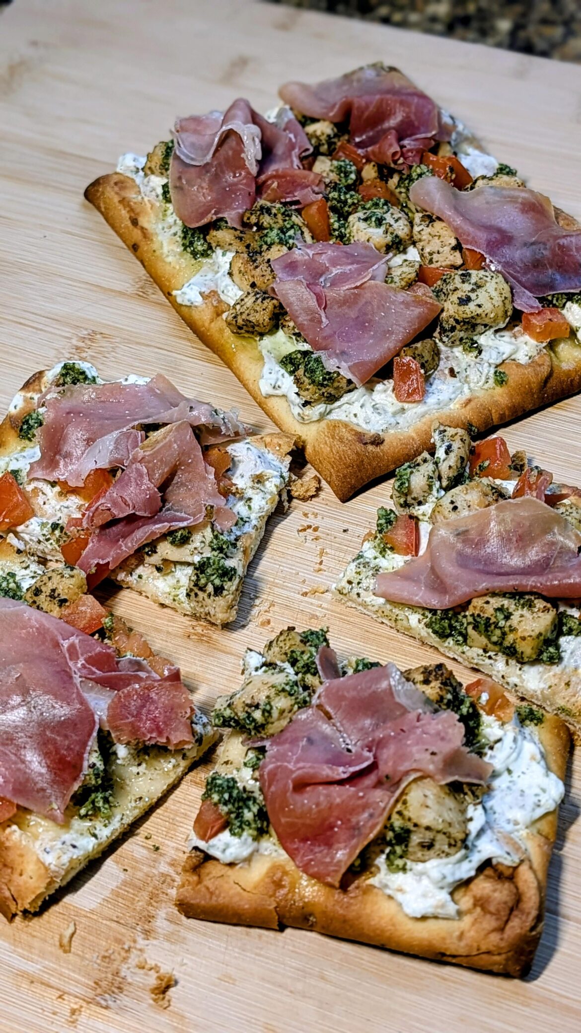 Italian Chicken & Ricotta Flatbreads