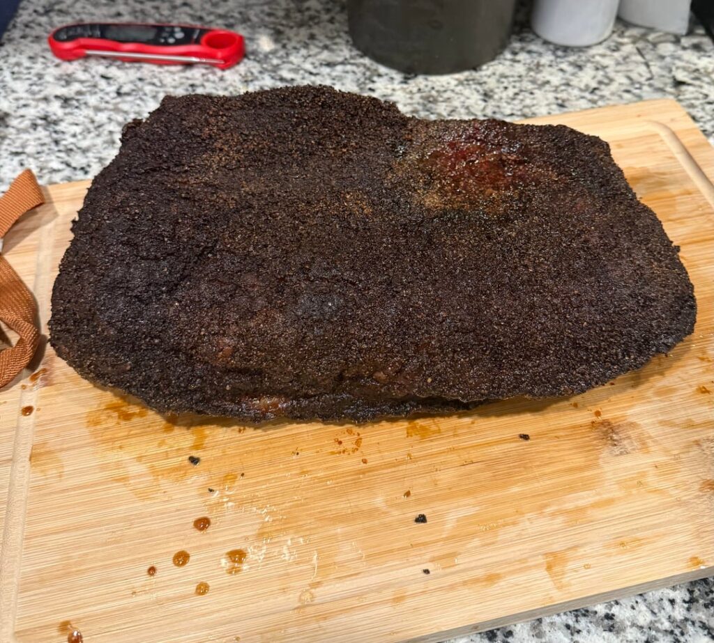 First brisket ever. Cooked on woodridge pro.