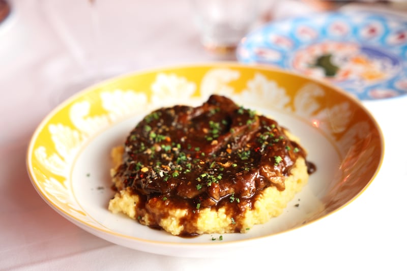 Veal ossobuco in Guinness. Photograph: Dara Mac Dónaill 