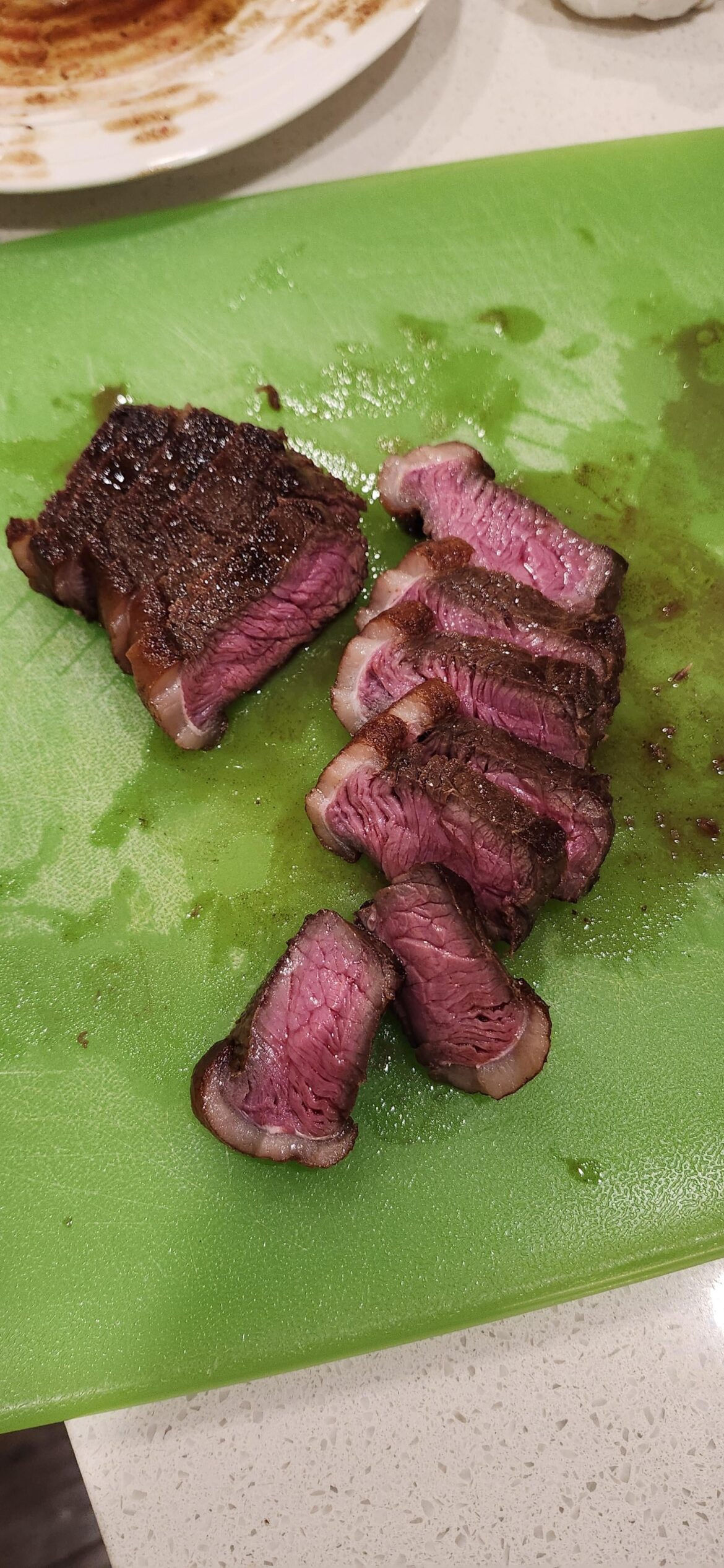 First time strip steak