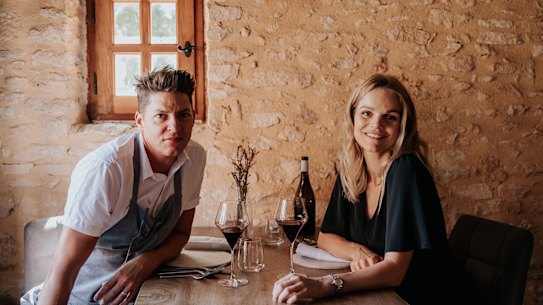 Le Petit Leon chef Nick Honeyman with sommelier wife Sina Honeyman.