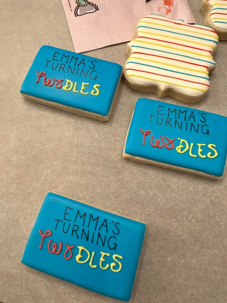 Toodles birthday cookies