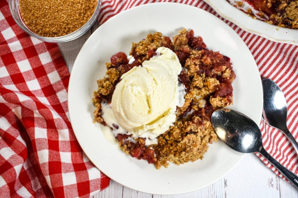 Cranberry Apple Crumble