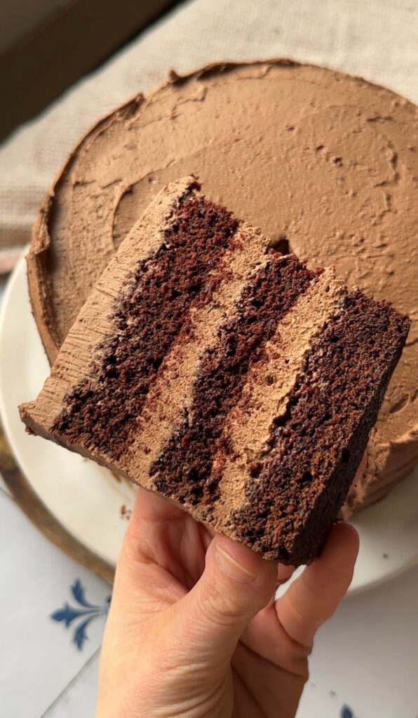 The best vegan chocolate cake 🤭👩‍🍳🌱