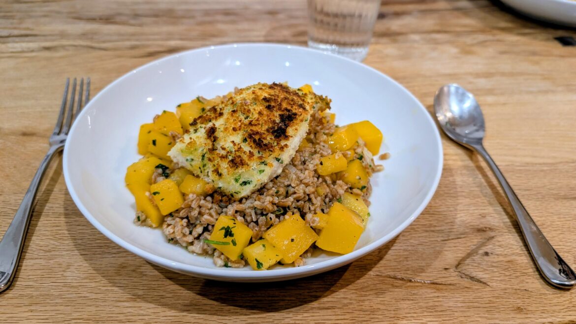 A wintery, British MD meal