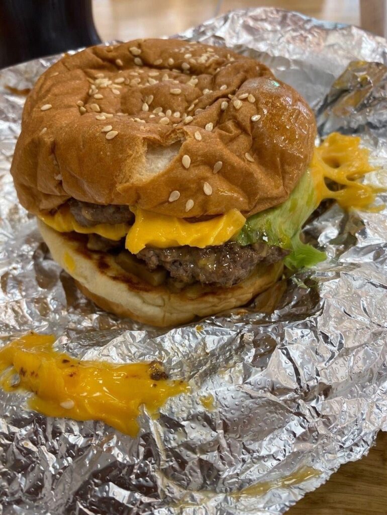 Tasty cheeseburger