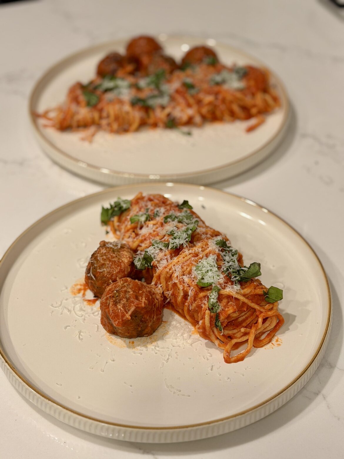 The humble spaghetti and meatballs 😌