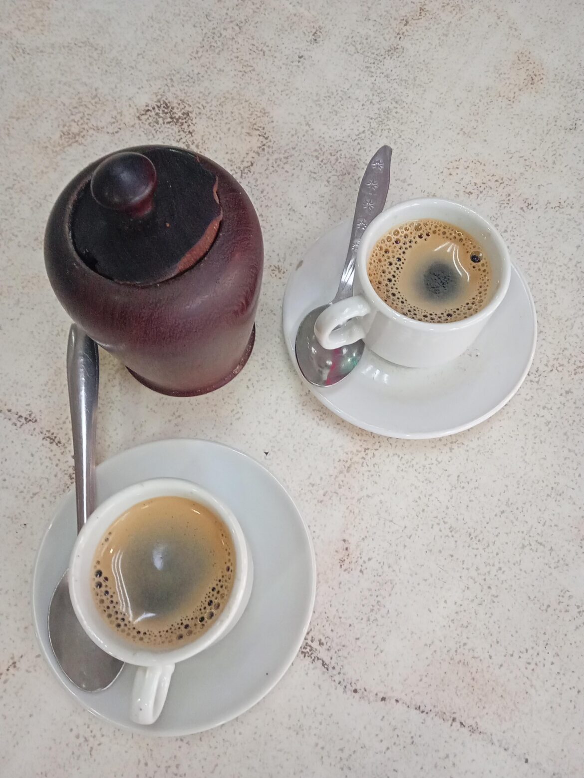 Home coffee in Cuba