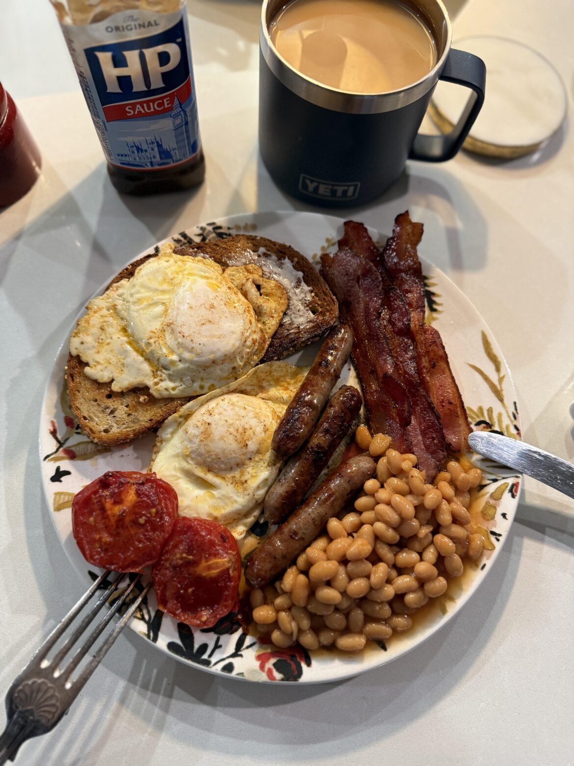 An Englishman abroad, Thanksgiving breakfast