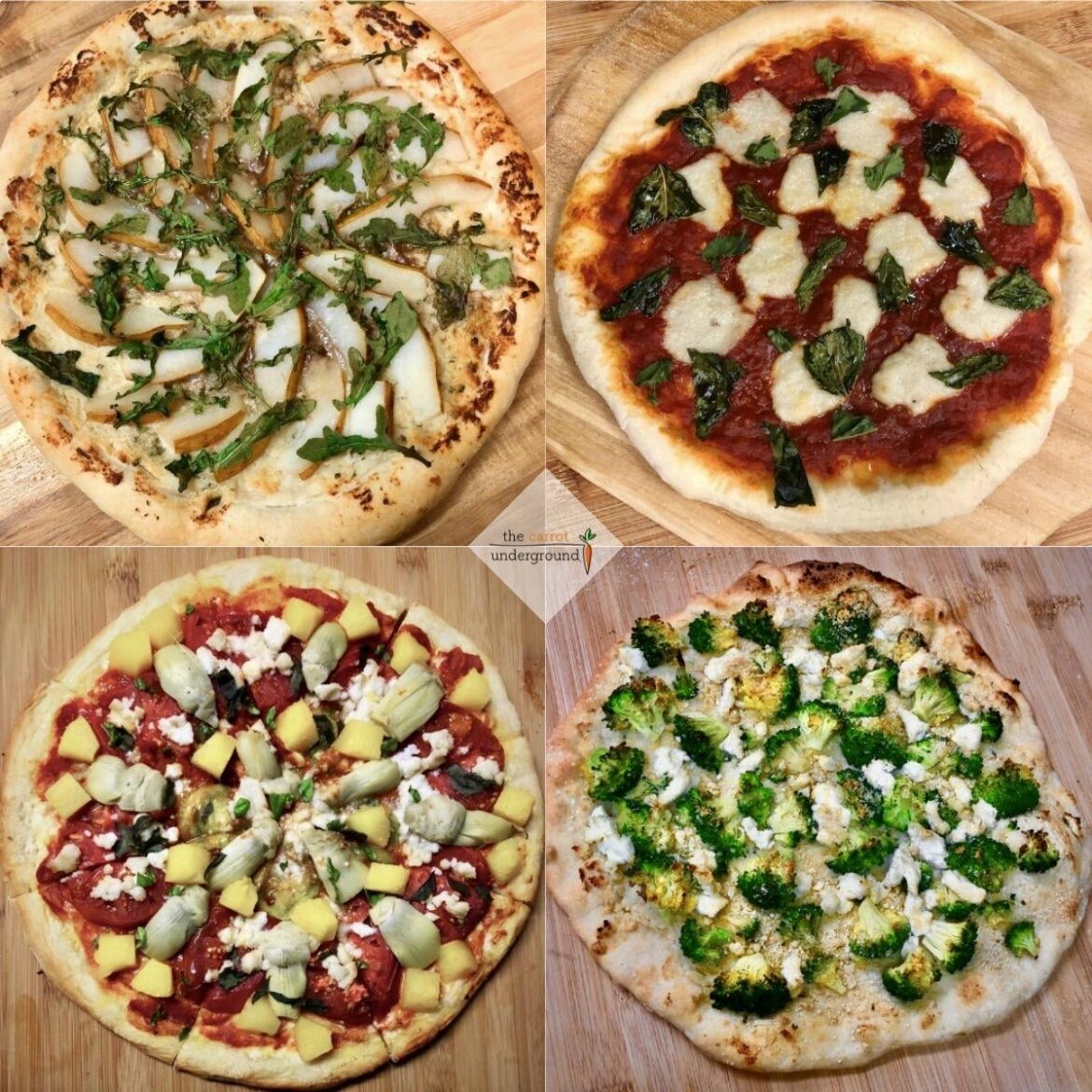 Perfect Pizza Dough 🍕 make your own crisp & chewy crust with just 3 basic ingredients