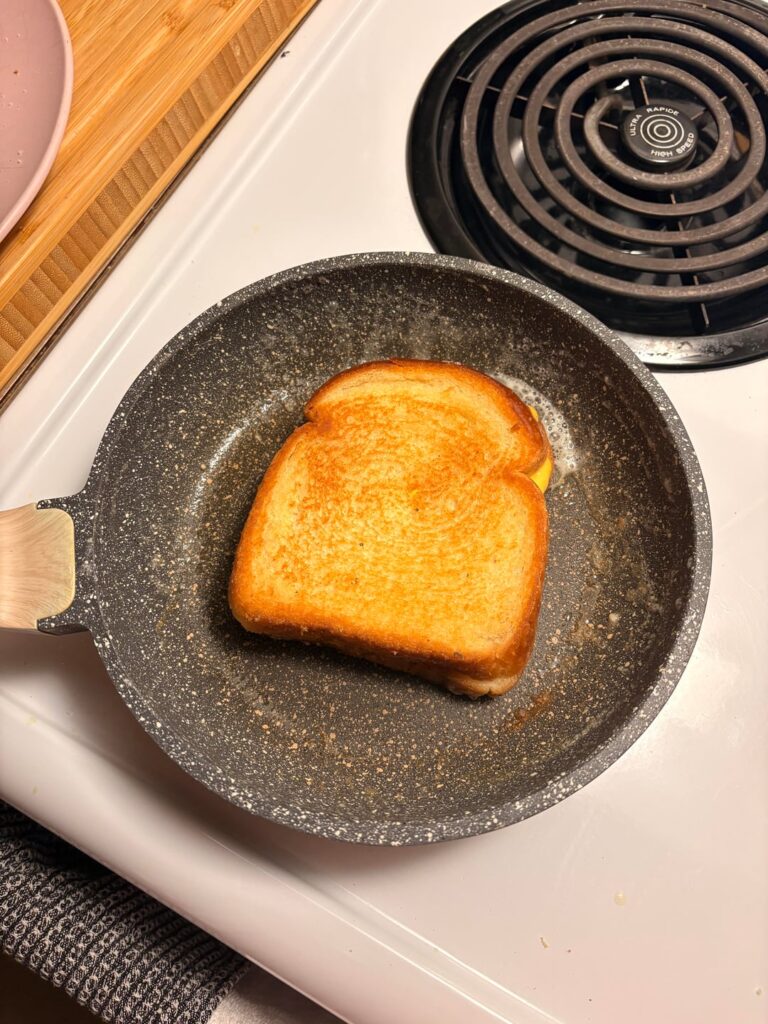 Just a Monday grilled cheese
