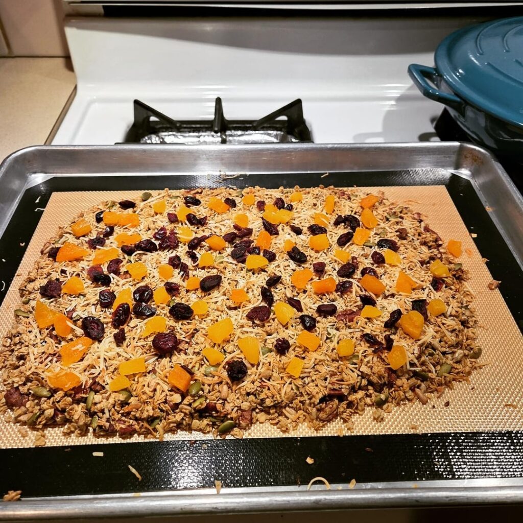 Homemade granola.
