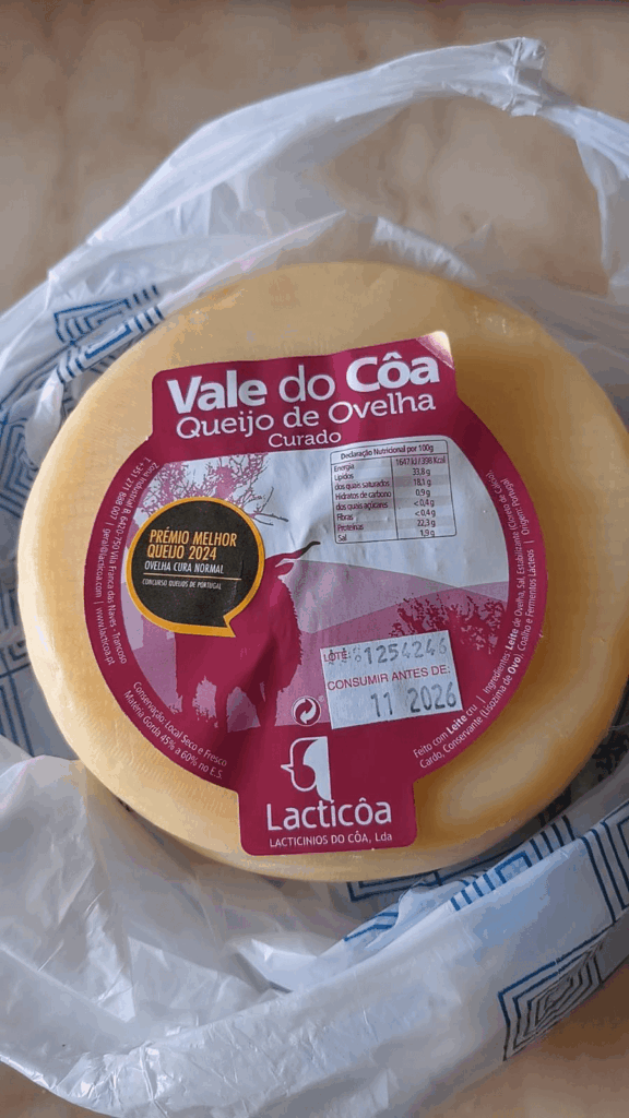 Cured Sheep's Cheese from Northern Portugal