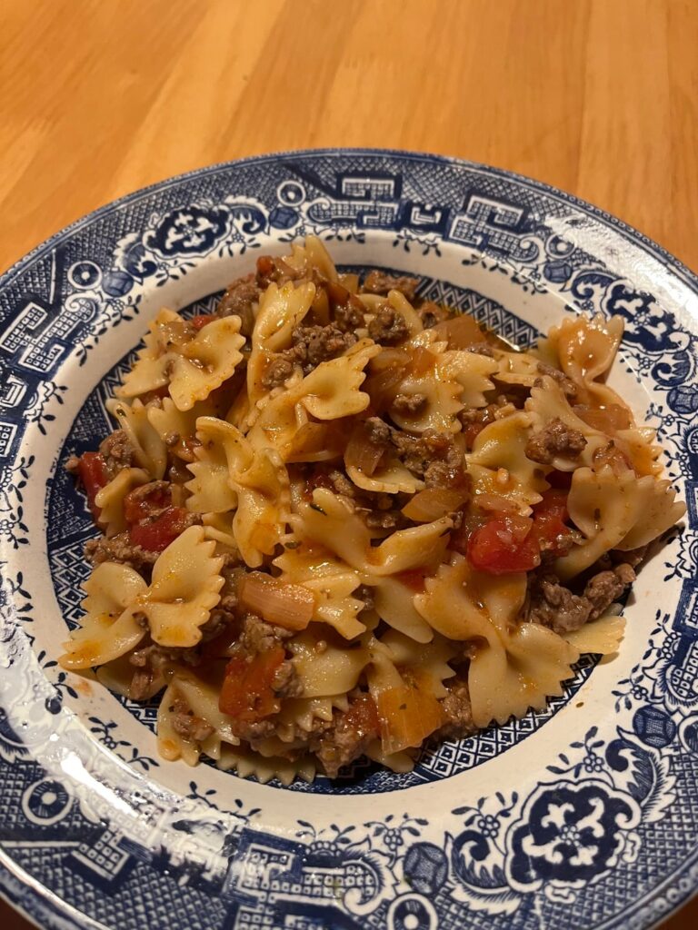 Pasta bolognaise