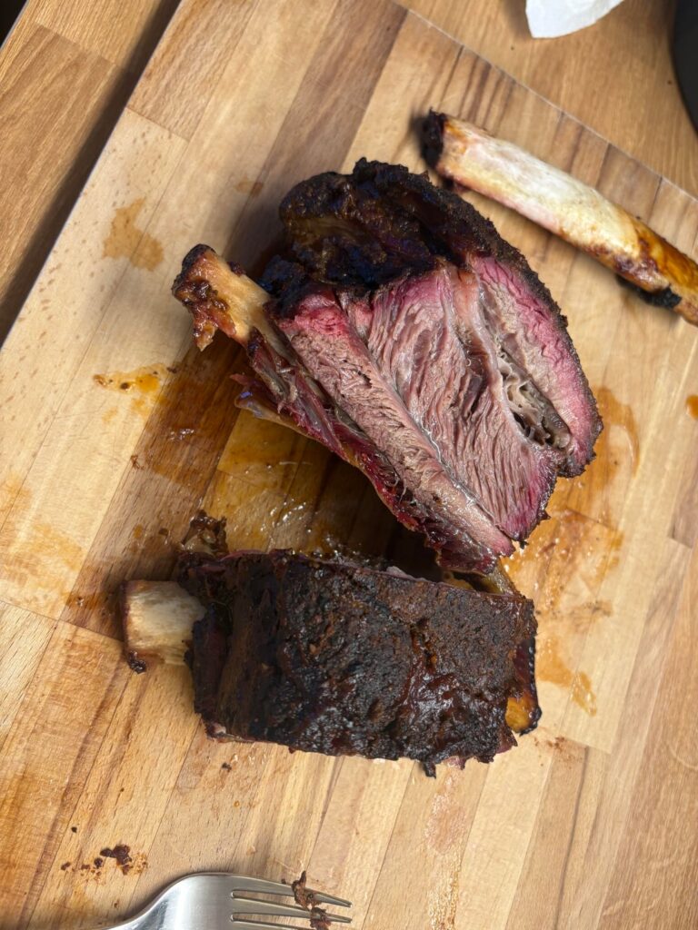 First attempt on beef ribs!