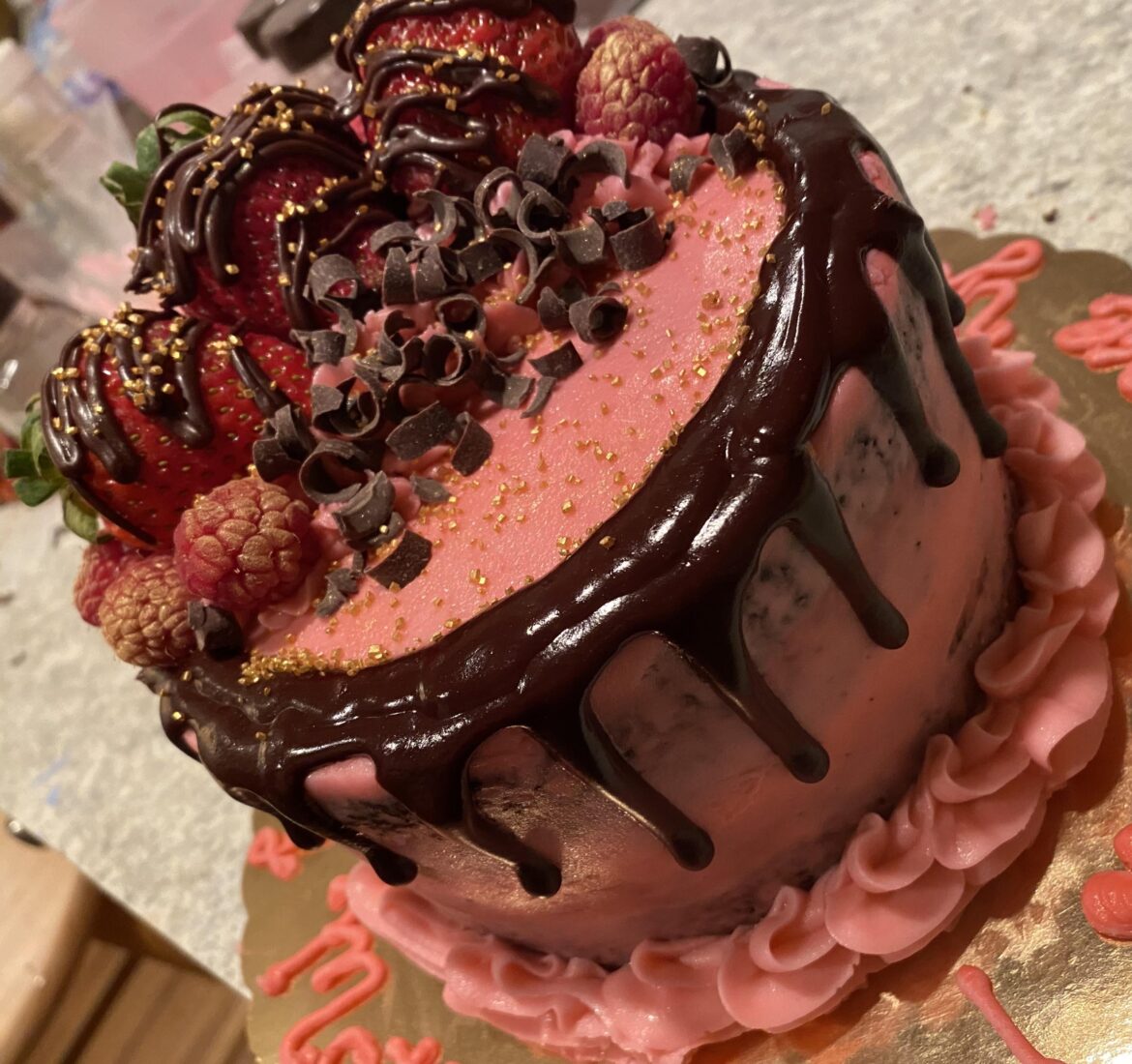 Strawberry cake! (Valentine’s Day/Mothers day)