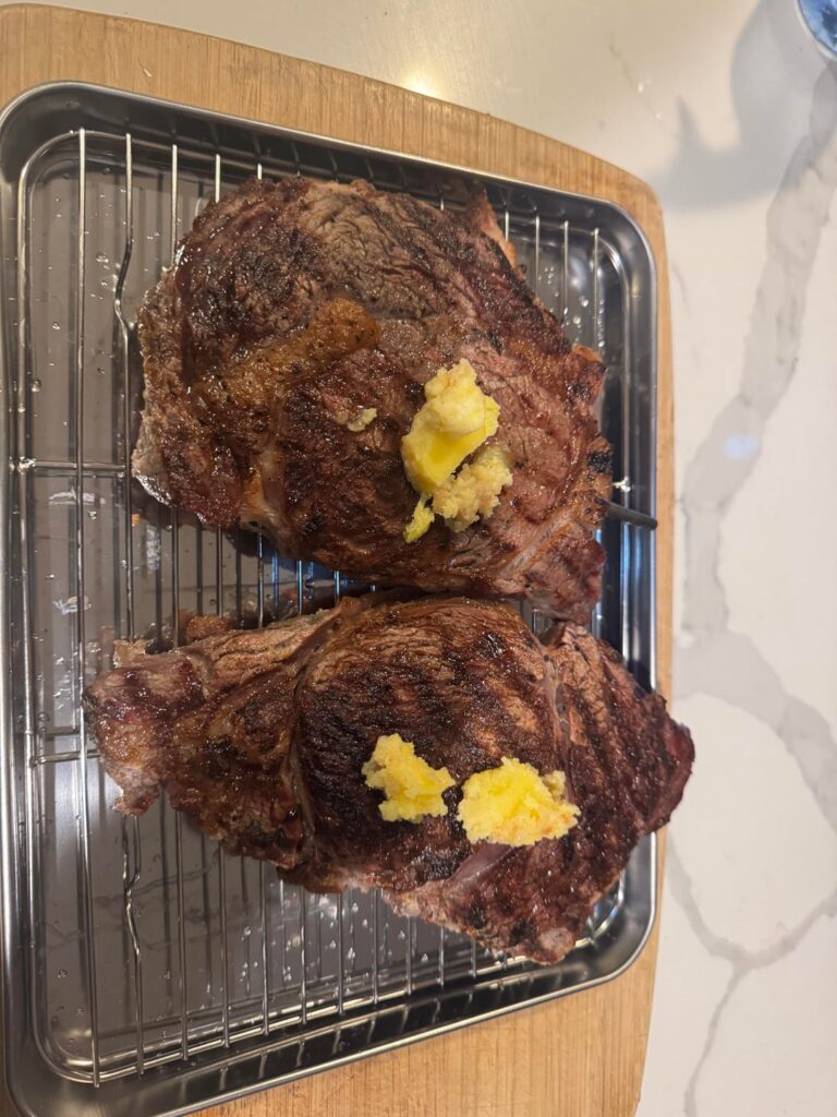 Obligatory snow grill.