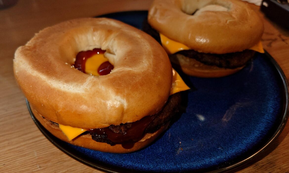 When the burgers are already cooked and you realise you're out of burger buns.