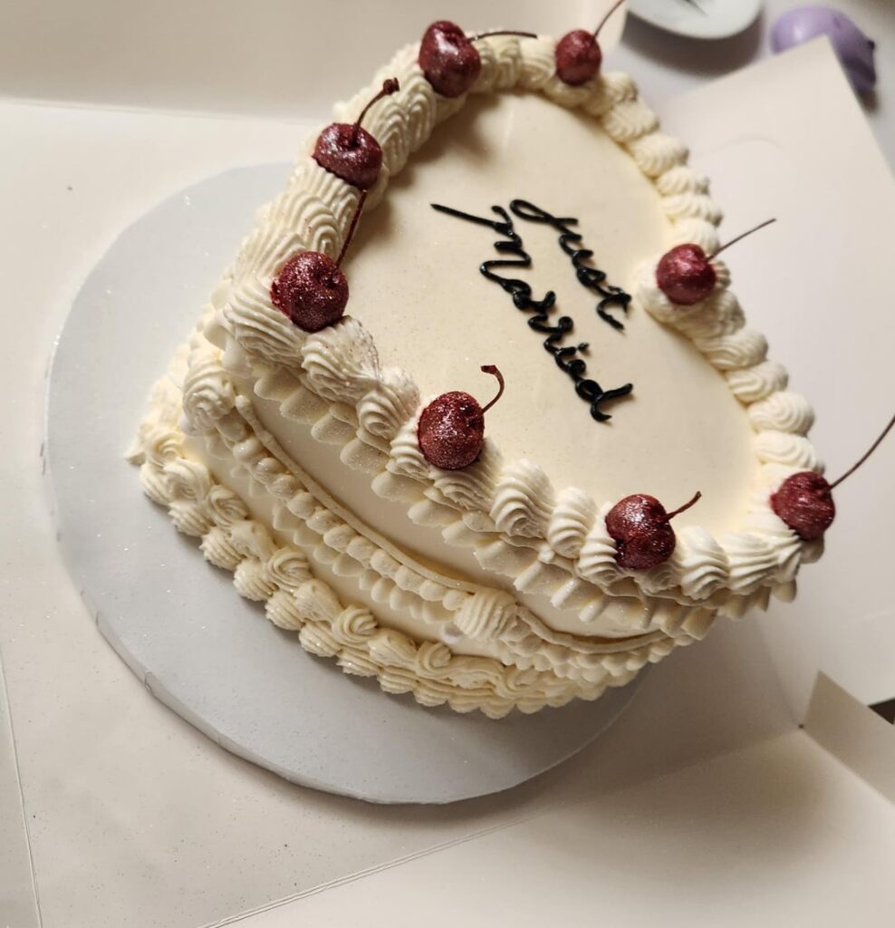 Made my first wedding cake