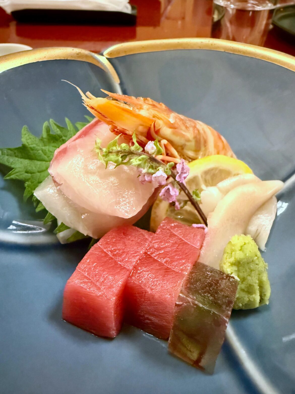 [OC] Sashimi platter from a Ryokan in Hakone, Japan
