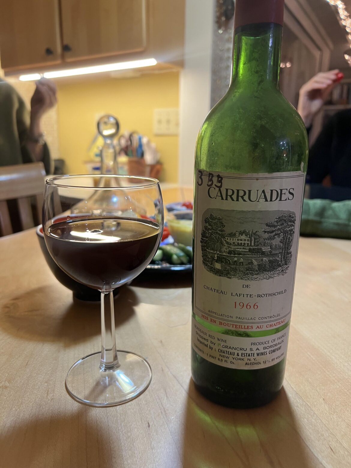 kicking off the new year with a 1966 Chateau Lafite Rothschild