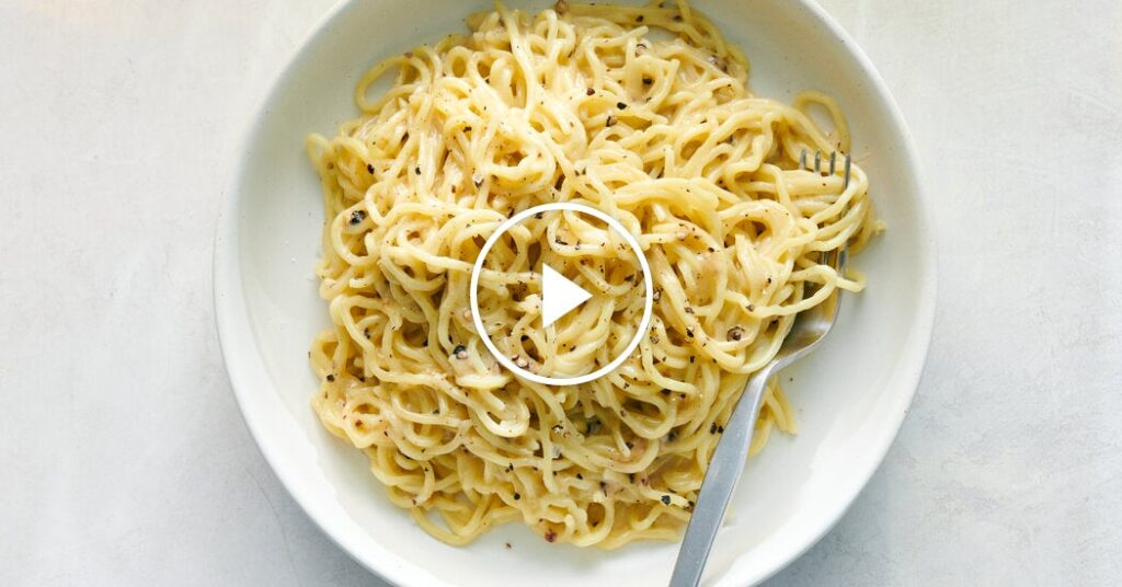 Cacio e Pepe Ramen - The New York Times