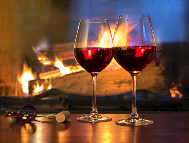 Dinner out is a treat, but what's better than cozying up to a fireplace with your meal? (Photo Metro Creative Services)