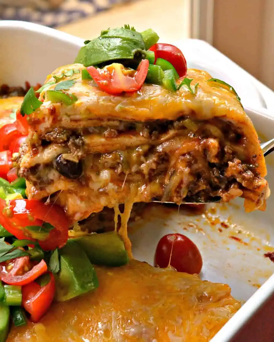 Beef Enchilada Casserole